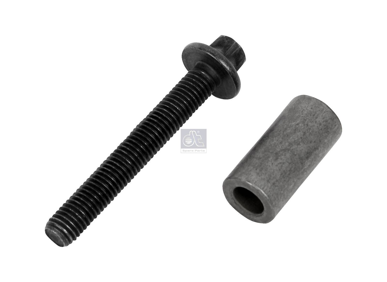 Screw with sleeve, exhaust manifold replaces Scania 1859636