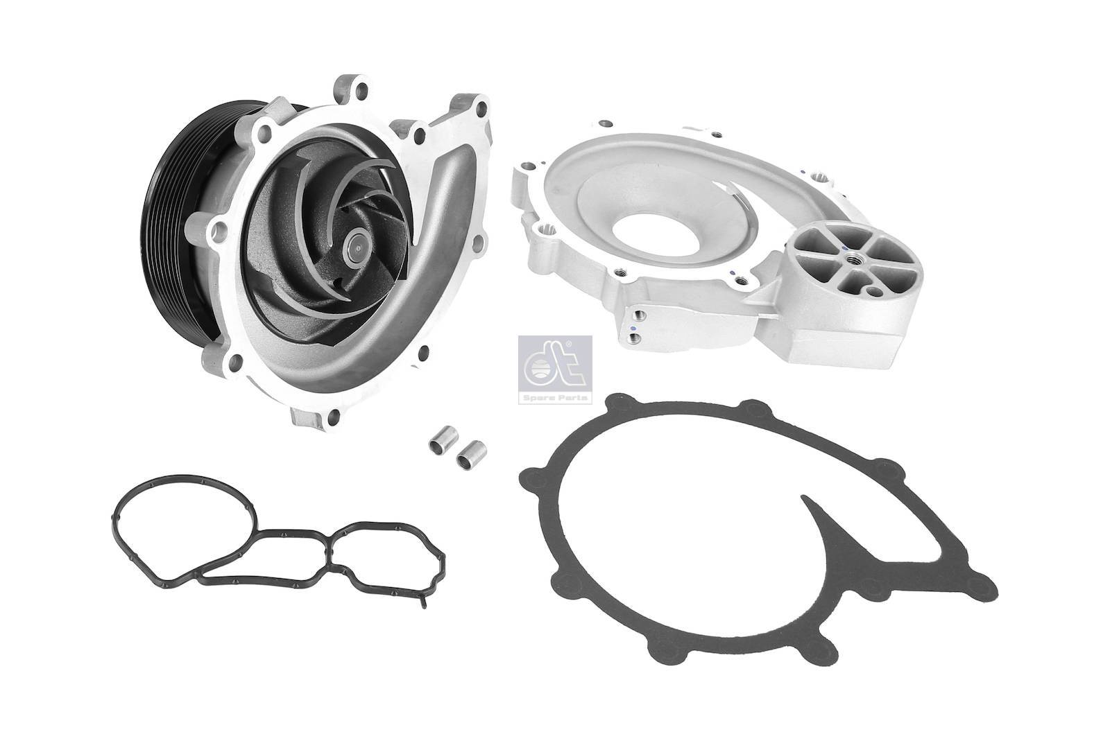 Water pump, complete with housing and gasket replaces Scania 570965