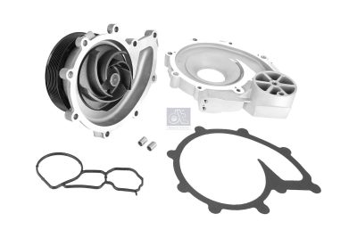 Water pump, complete with housing and gasket replaces Scania 570965
