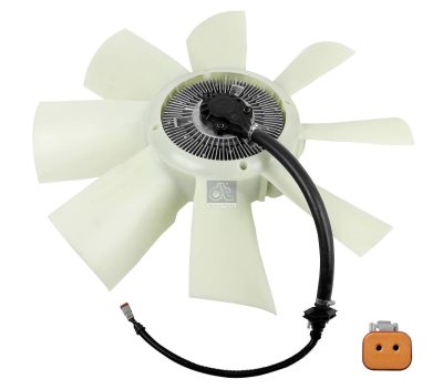 Fan with clutch, electrical replaces Scania 1766909