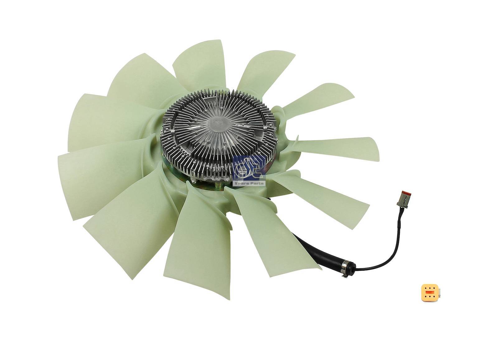 Fan with clutch replaces Scania 2410083