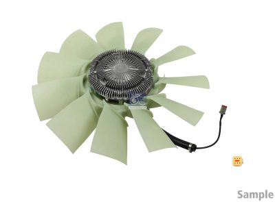 Fan with clutch replaces Scania 2437783